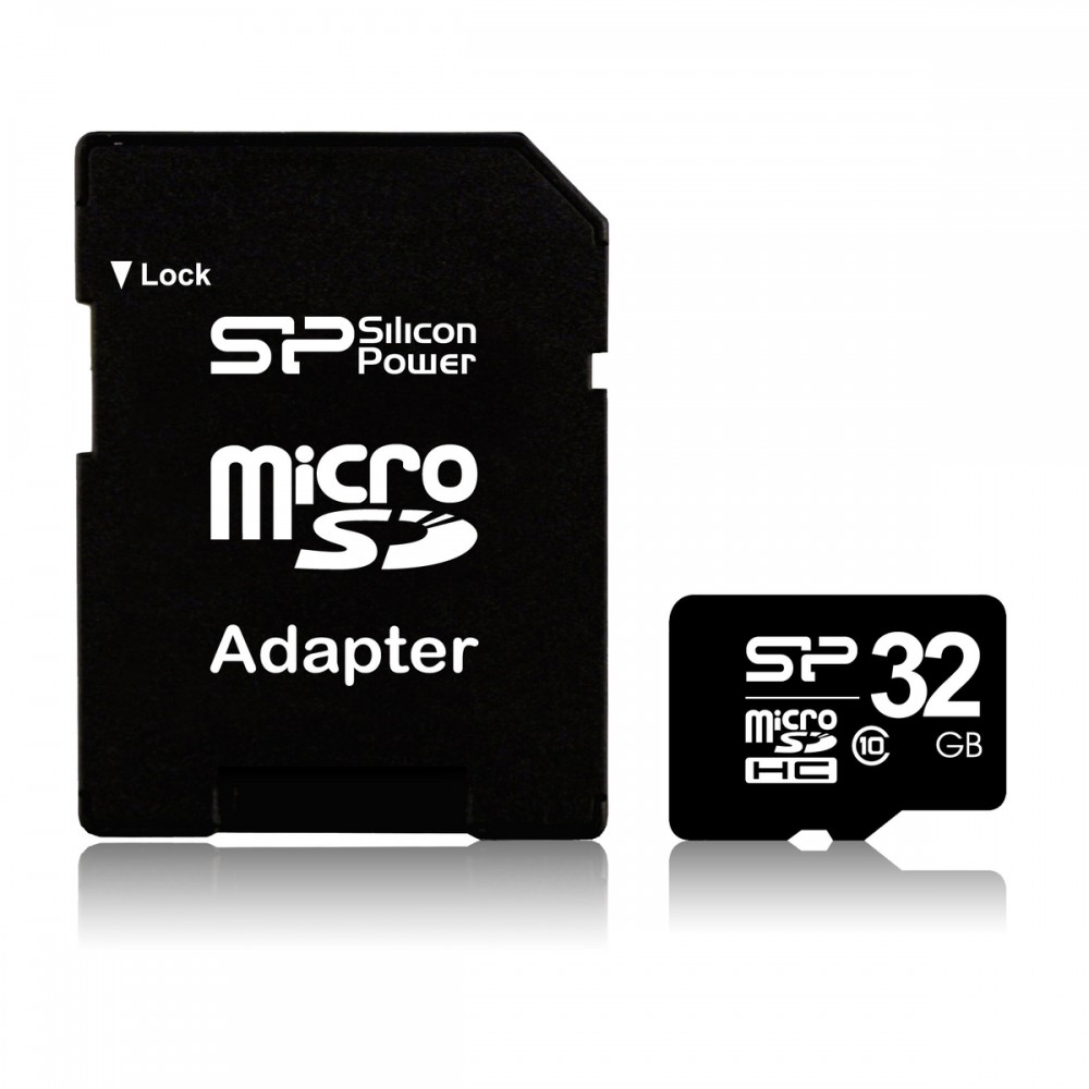 Silicon Power microSDHC 16GB Class 10 High Speed με αντάπτορα