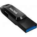 Sandisk Ultra Dual Drive Go 128GB USB 3.1 Stick με σύνδεση USB-C & USB-A Μαύρο