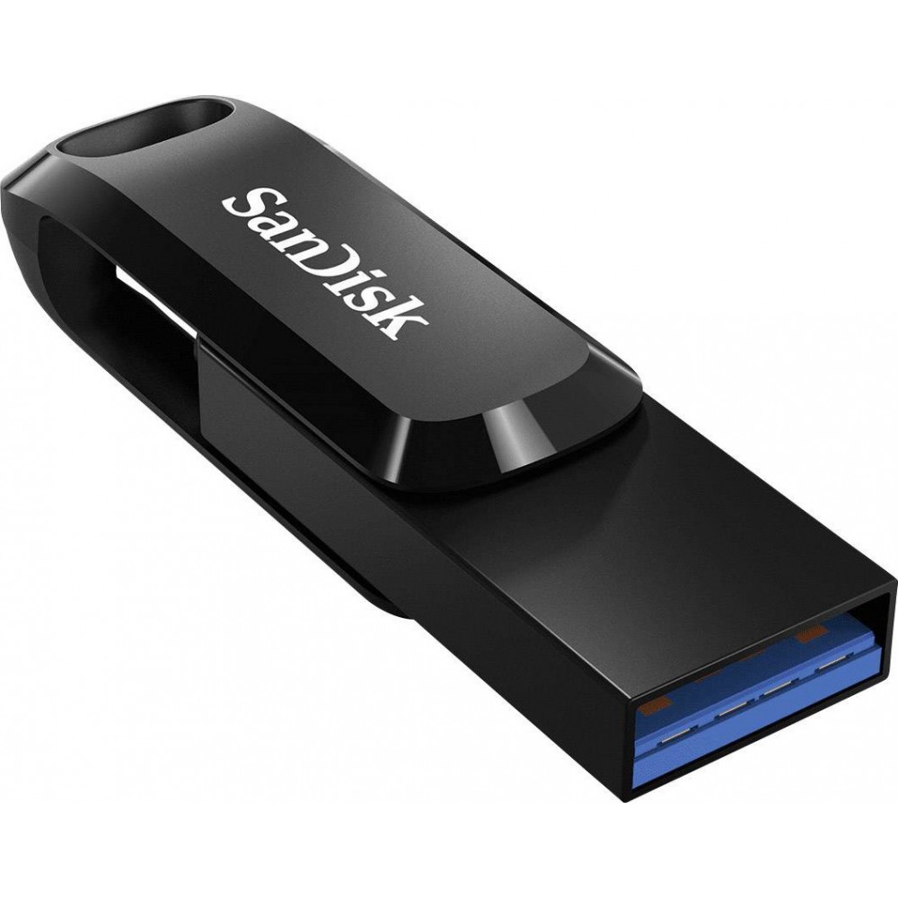 Sandisk Ultra Dual Drive Go 256GB USB 3.1 Stick με σύνδεση USB-A & USB-C Μαύρο