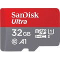 Sandisk Ultra microSDHC 32GB Class 10 U1 A1 UHS-I με αντάπτορα