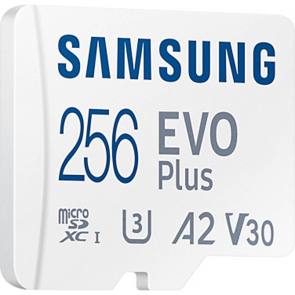 Samsung Evo Plus (2021) microSDXC 256GB Class 10 U3 V30 A2 UHS-I με αντάπτορα