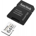 Sandisk High Endurance microSDXC 64GB Class 10 U3 V30 UHS-I με αντάπτορα