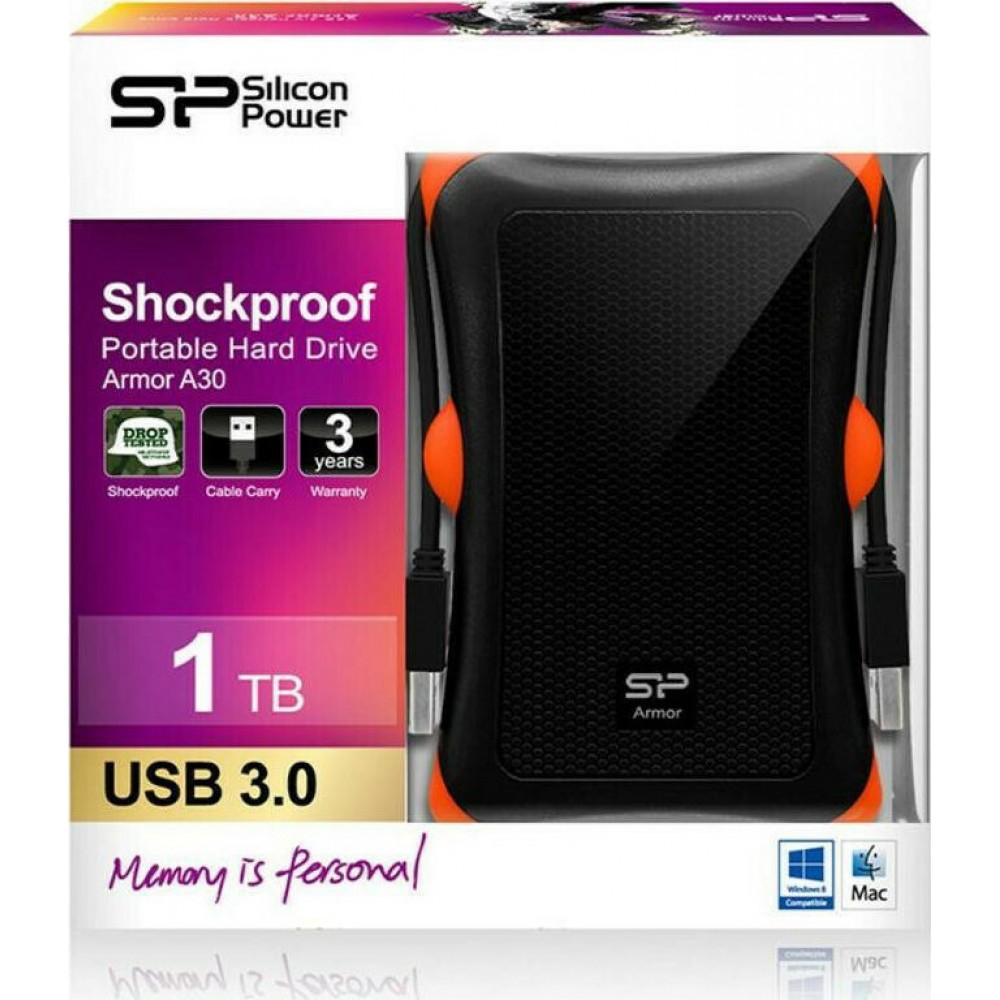 Silicon Power Armor A30 1TB Black/Orange