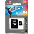 Silicon Power Elite microSDXC 64GB U1 with Adapter