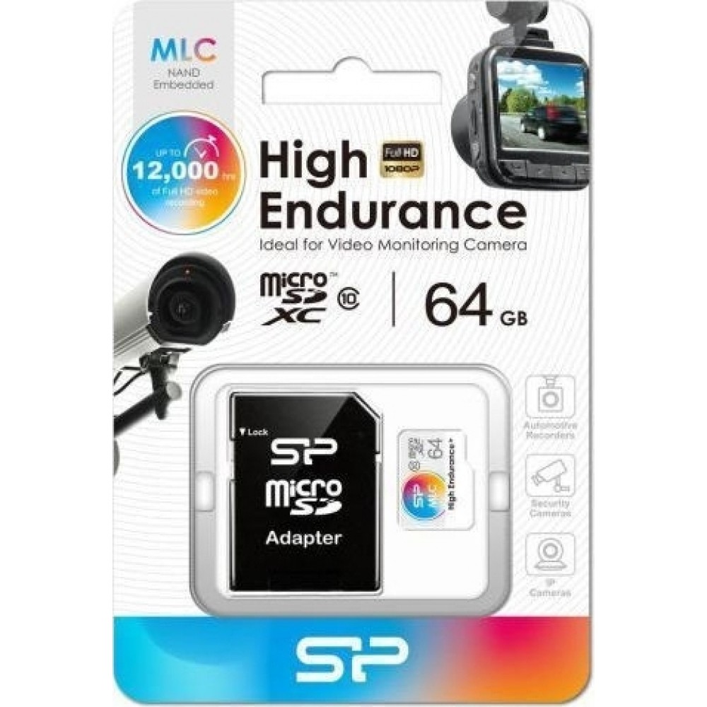 Silicon Power Elite microSDXC 64GB U1 with Adapter