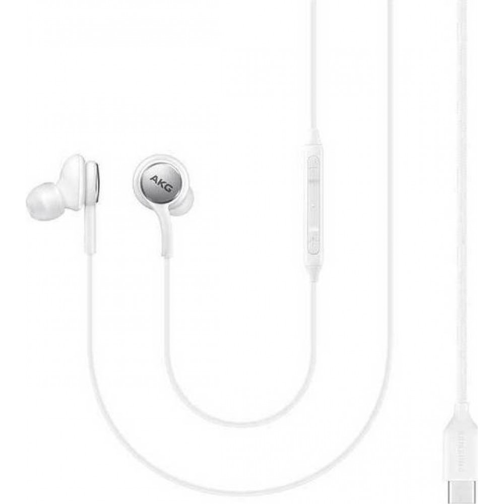 Samsung EO-IC100 Bulk In-ear Handsfree με Βύσμα USB-C Λευκό (Bulk)